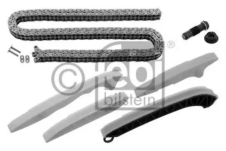 FEBI 44963 Комплект ГРМ  (цепь с замком + натяжитель + 4 успокоителя)