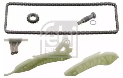 FEBI 49345 Комплект цепи ГРМ Citroen Peugeot 1.4 16V1.6 16V 07- co звездочками