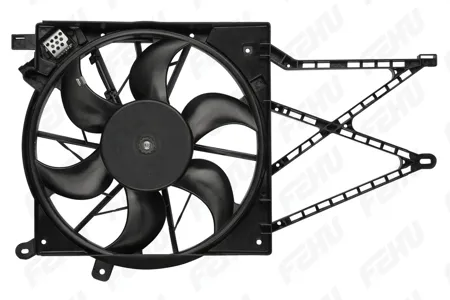 FEHU FFC1006H Вентилятор охлаждения Электро с Кожухом с резистором для Opel Astra H (04-)