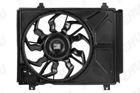 FEHU FFC1090H Электровентилятор охлаждения с Кожухом для VW Polo Sedan (10-)/Skoda Rapid (12-)