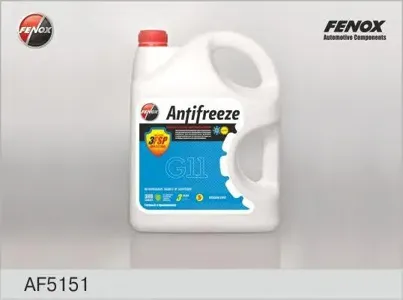 FENOX AF5151 Антифриз [синий] G11 готовый 5.0 кг.