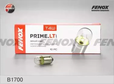 FENOX B1700 Лампа T4W 12V 4W BA9s