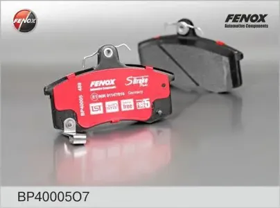 FENOX BP40005O7 Колодки торм.передние Lada Samara 1.1-1.5i 88>
