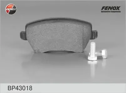 FENOX BP43018 Колодки торм.передние Nissan Micra Note , Renault Clio Logan Duster 1.0-1.6 03>