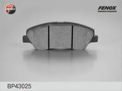 FENOX BP43025 Колодки торм.передние Hyundai Santa Fe 2.72.2CRDi 05>, Kia Sorento 09>