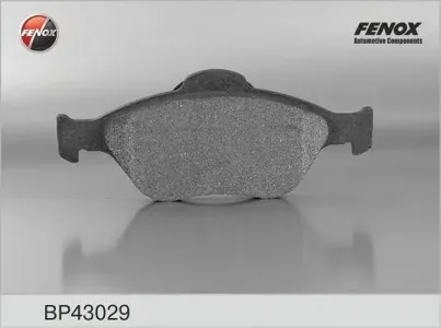 FENOX BP43029 Колодки торм.передние Mazda 2 2003-2007, Ford Fusion 2002->