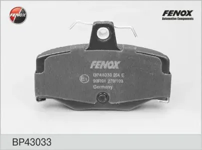 FENOX BP43033 Колодки торм.задние Nissan Primera 1.6-2.02.0TD 90-02 Almera N16 00-04