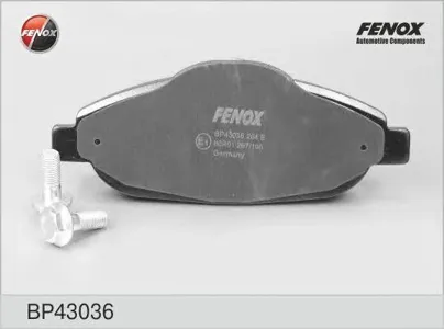 FENOX BP43036 Колодки торм.передние Peugeot 308 1.41.6 07>