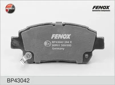 FENOX BP43042 Колодки торм.передние Toyota Corolla 1.41.6WT-i 01-02