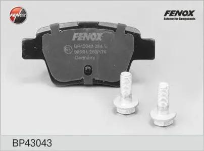 FENOX BP43043 Колодки торм.задние Citroen C4, Peugeot 307 1.4-2.0HDi 16V 04>