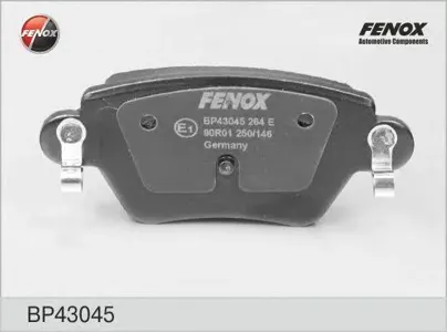 FENOX BP43045 Колодки торм.задние Renault Kangoo 1.2i-1.9DCi &4WD 01>, Ford Mondeo III All 00>