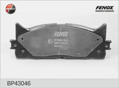 FENOX BP43046 Колодки торм.передние Toyota Camry ACV 4045 06>