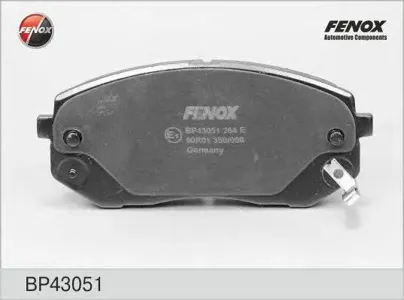 FENOX BP43051 Колодки торм.передние Hyundai ix35, Kia Sportage 1.6-2.0iCRDi 07>