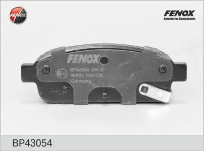 FENOX BP43054 Колодки торм.задние Opel Astra , Chevrolet Cruze 1.4-2.0 09>