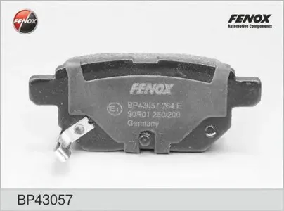 FENOX BP43057 Колодки торм.задние Toyota AurisYaris 1.01.4VVT-i2.2D 06>