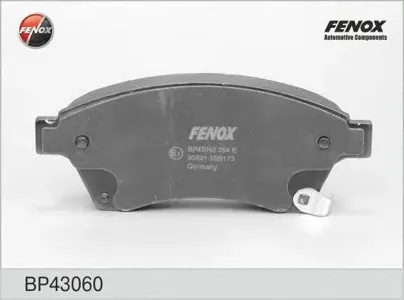 FENOX BP43060 Колодки торм.передние Opel Astra Zafira , Chevrolet Cruze 1.4-2.0 09>
