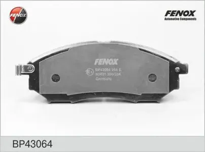 FENOX BP43064 Колодки торм.передние Nissan Murano Navara Pathfinder Quasqai 2.5DCi3.5 4WD 05>