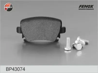 FENOX BP43074 Колодки торм.задние диск 15'16' Audi A3 03>, VW Touran 03>