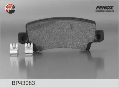 FENOX BP43083 Колодки торм.задние Диск 15' Toyota Corolla 1.4i1.62.0D 01> Verso 1.8WTi2.0D 02>