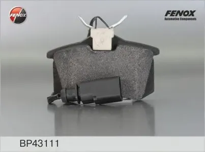 FENOX BP43111 Колодки торм.задние VW Sharan 00> Polo 1.4-1.9TDi 01-03