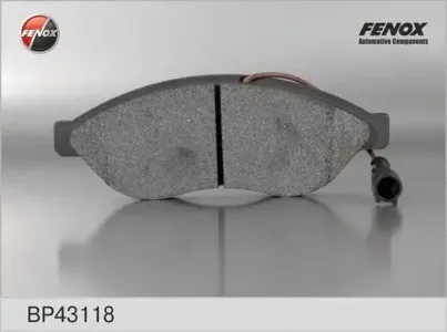 FENOX BP43118 Колодки торм.передние Citroen Jumper , Fiat Ducato , Peugeot Boxer 2.2HDi 06>
