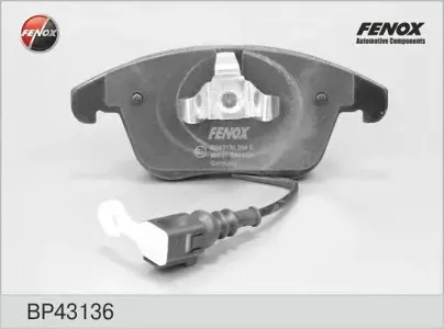 FENOX BP43136 Колодки торм.передние VW Tiguan , Audi Q3 1.4TFSi2.0TDi2.0TFSi 07>