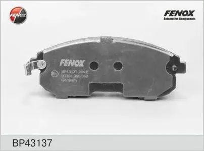 FENOX BP43137 Колодки торм.передние Nissan Tiida Teana Juke 1.61.81.5DCi 07>