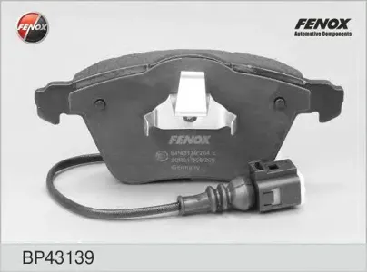 FENOX BP43139 Колодки торм. VAG A3 Golf 5 Passat 03- перед.