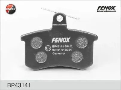 FENOX BP43141 Колодки торм.задние Audi 80100 A4,A6,A8 <00, Fiat Croma 1.6-2.5TD 85-96