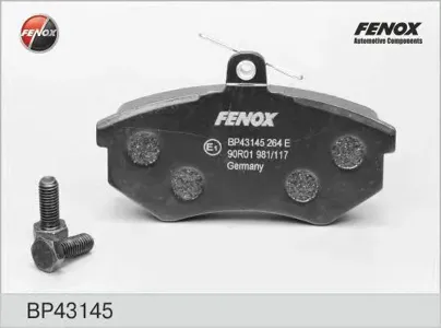 FENOX BP43145 Колодки торм.передние Audi 80 1.6-1.9D, VW Golf II 86-91