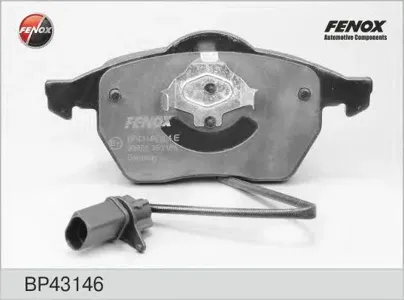 FENOX BP43146 Колодки торм.передние Audi A6 97-02,VW Passat 1.6-2.5TDi 98>