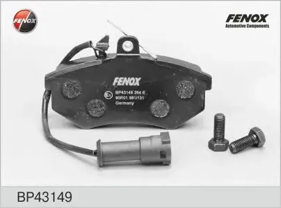 FENOX BP43149 Колодки торм.передние Audi 80 1.6-1.9TDi 86-96100 1.8-2.5TD 82-90