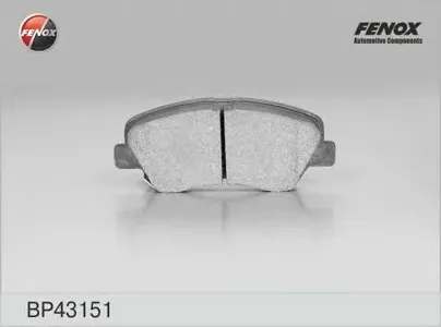 FENOX BP43151 Колодки торм.передние Hyundai Solaris all 11>