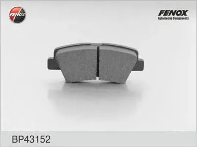 FENOX BP43152 Колодки торм.задние Hyundai Elantra Solaris Accent , Kia Rio all 11>