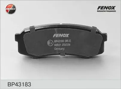 FENOX BP43183 Колодки торм.задние Toyota Land Cruiser 8090 3.4-4.2TD 90>