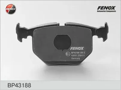 FENOX BP43188 Колодки торм. BMW X3 E83X5 E533 E46 2.53.0 Range Rover III 02- задние