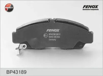 FENOX BP43189 Колодки торм.передние Honda Jazz 1.2i1.4Stream 1.7i2.0i 01>