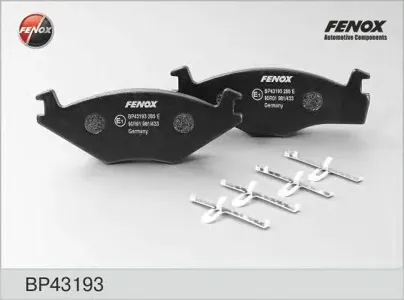 FENOX BP43193 Колодки торм.передние VW Golf 1.4-1.81.6-1.9TD 83-95 Passat 82-88