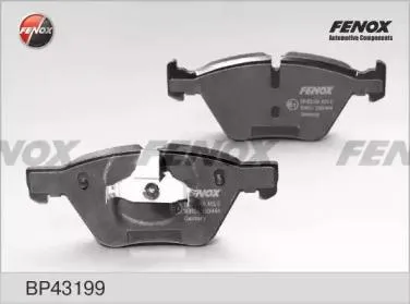 FENOX BP43199 Колодки торм.передние BMW E60E61 2.0i2.32.5 03>