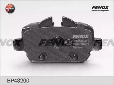 FENOX BP43200 Колодки торм. BMW E81E87E90 1.6-2.0 04- задние