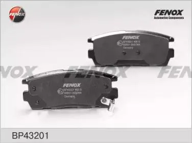 FENOX BP43201 Колодки торм.задние Chevrolet Captiva , Opel Antara 2.43.2 06>