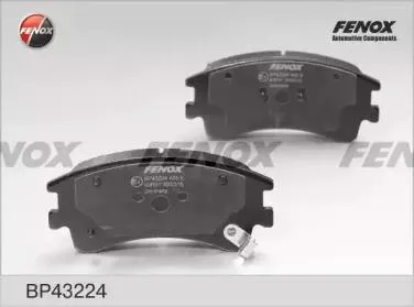 FENOX BP43224 Колодки торм.передние Mazda 6 GGGY 2.0i2.2i2.0Di 02>