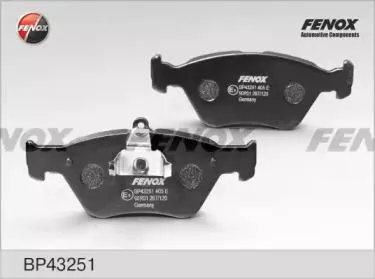 FENOX BP43251 Колодки торм.передние