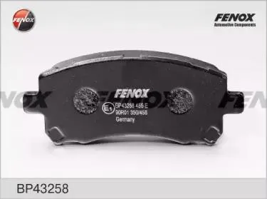 FENOX BP43258 Колодки торм.передние Subaru Forester 2.0 02> Legacy 2.5i 4WD 96-99