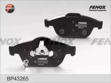 FENOX BP43265 Колодки торм.передние