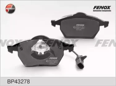 FENOX BP43278 Колодки торм. Ford Galaxy 95-06VW Sharan 95-10 передние