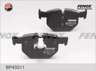FENOX BP43311 Колодки торм. BMW E90E91E60E61E70E71 задние