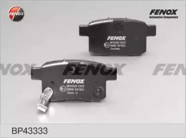FENOX BP43333 Колодки торм. Honda Accord 2.0-2.4 МКПП 08- задние