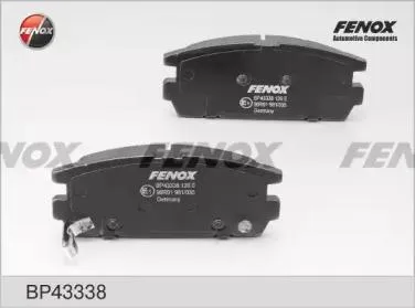 FENOX BP43338 Колодки торм.