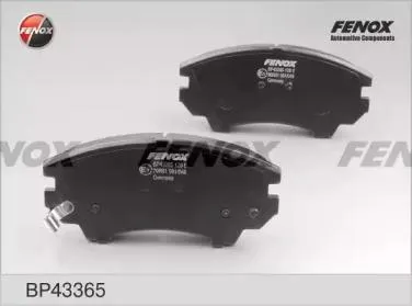 FENOX BP43365 Колодки торм. Opel Insignia 08- Zafira 11- Saab 9-5 10- R17 передние